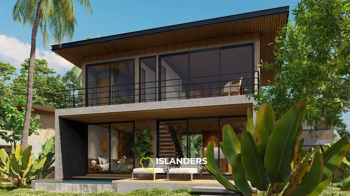 Stunning European-Style Villa with Jungle Views in Koh Phangan (2BD)