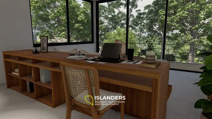 Stunning European-Style Villa with Jungle Views in Koh Phangan (2BD)