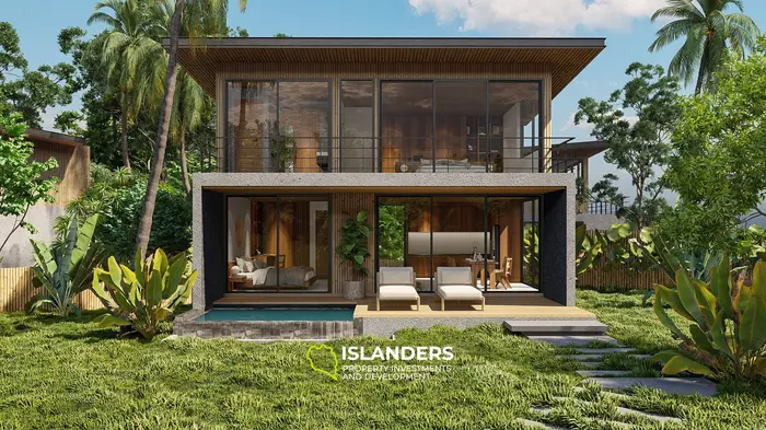 Stunning European-Style Villa with Jungle Views in Koh Phangan (2BD)