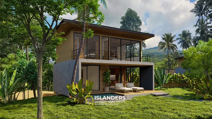 Stunning European-Style Villa with Jungle Views in Koh Phangan (2BD)