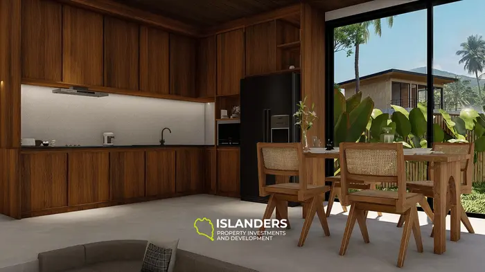 Stunning European-Style Villa with Jungle Views in Koh Phangan (2BD)