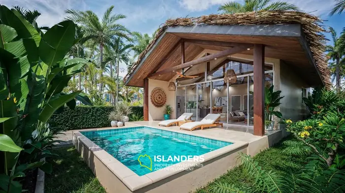 2-bdrm villa with private plot (Maenam)