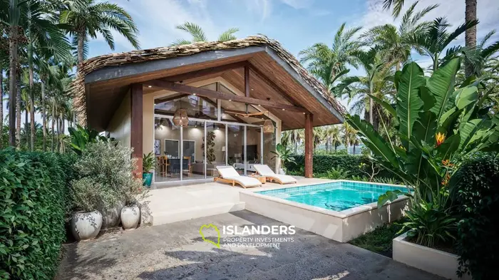 2-bdrm villa with private plot (Maenam)