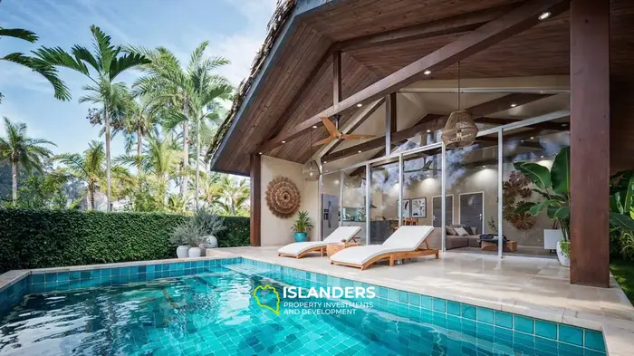 2-bdrm villa with private plot (Maenam)