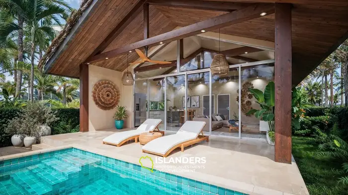 2-bdrm villa with private plot (Maenam)