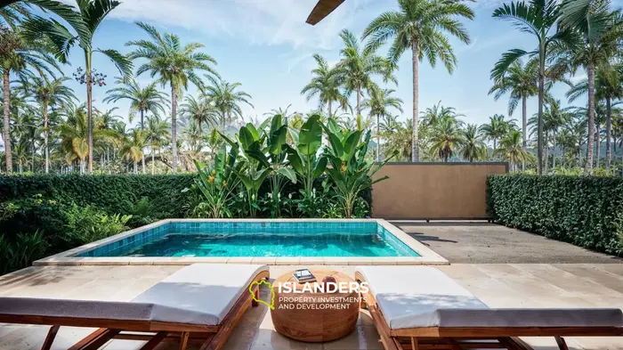 2-bdrm villa with private plot (Maenam)