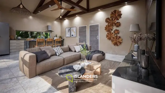 2-bdrm villa with private plot (Maenam)