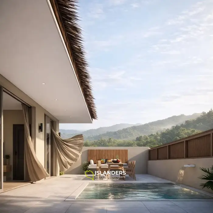 Modern 1-bdrm pool villa 250 meters from the beach (Lamai)