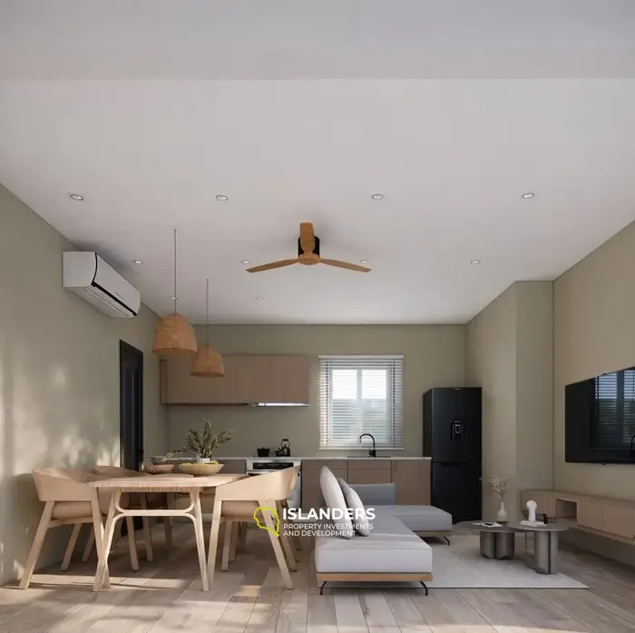 Modern 1-bdrm pool villa 250 meters from the beach (Lamai)