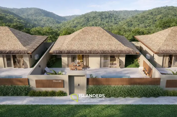 Modern 1-bdrm pool villa 250 meters from the beach (Lamai)