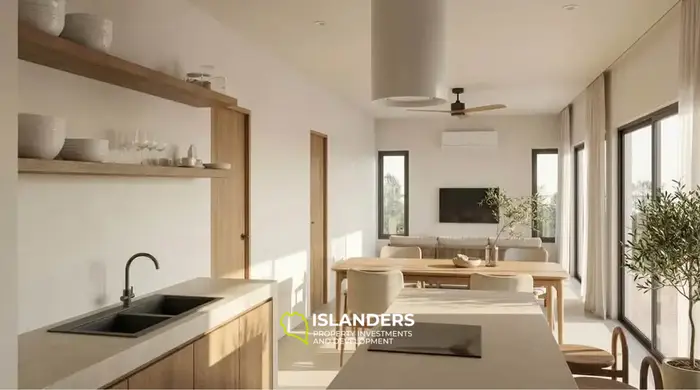 One-story 2-bdrm pool villa with mountain and jungle views (Na Muang)