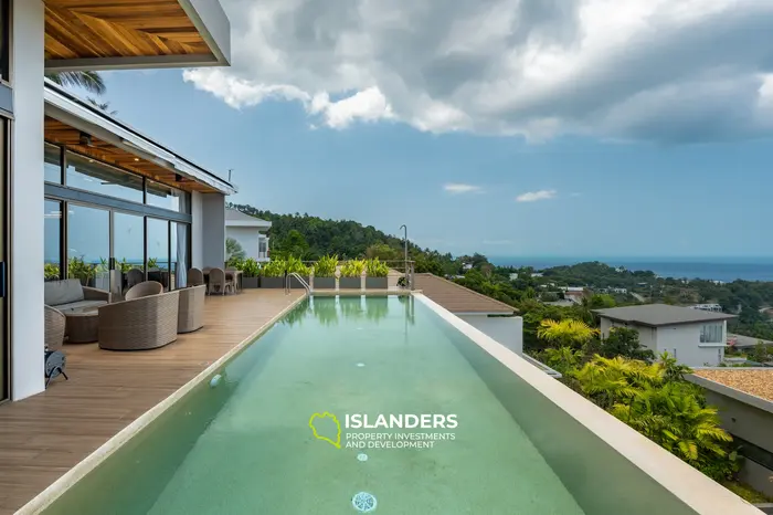 Luxury 2BD Villa with Stunning Sea Views in Koh Phangan (C1)