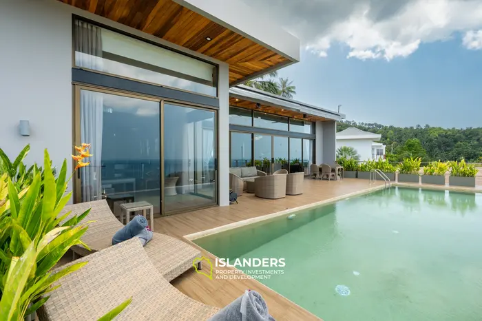 Luxury 2BD Villa with Stunning Sea Views in Koh Phangan (C1)
