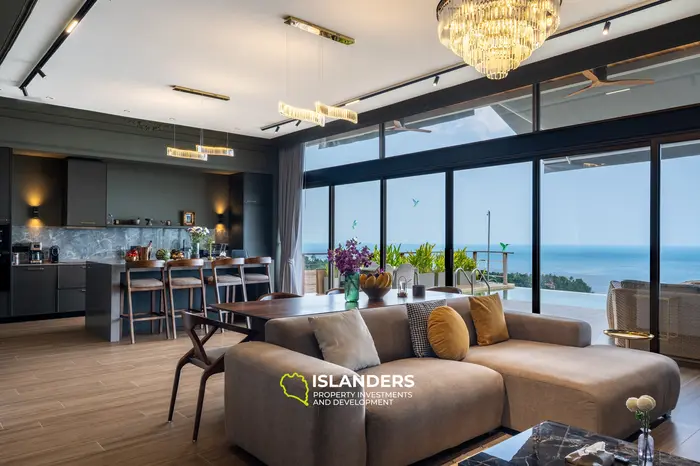Luxury 2BD Villa with Stunning Sea Views in Koh Phangan (C1)