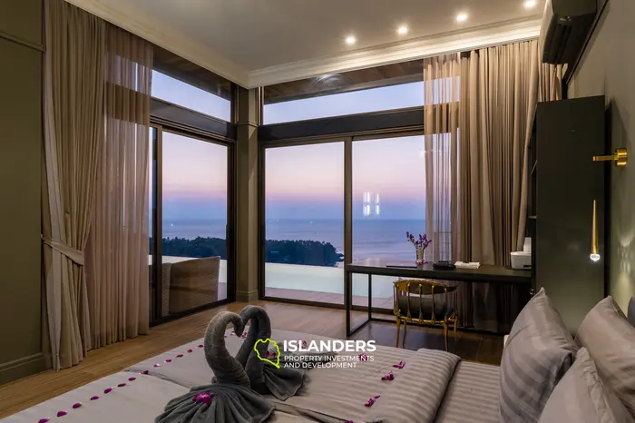 Luxury 2BD Villa with Stunning Sea Views in Koh Phangan (C1)