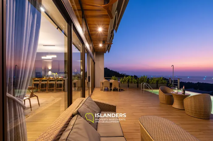 Luxury 2BD Villa with Stunning Sea Views in Koh Phangan (C1)