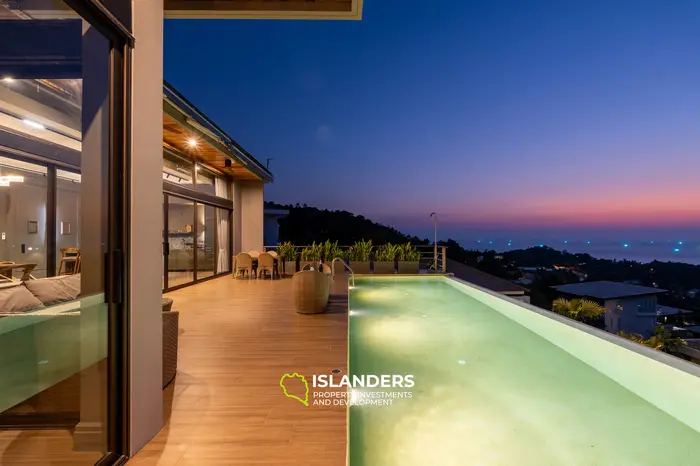Luxury 2BD Villa with Stunning Sea Views in Koh Phangan (C1)