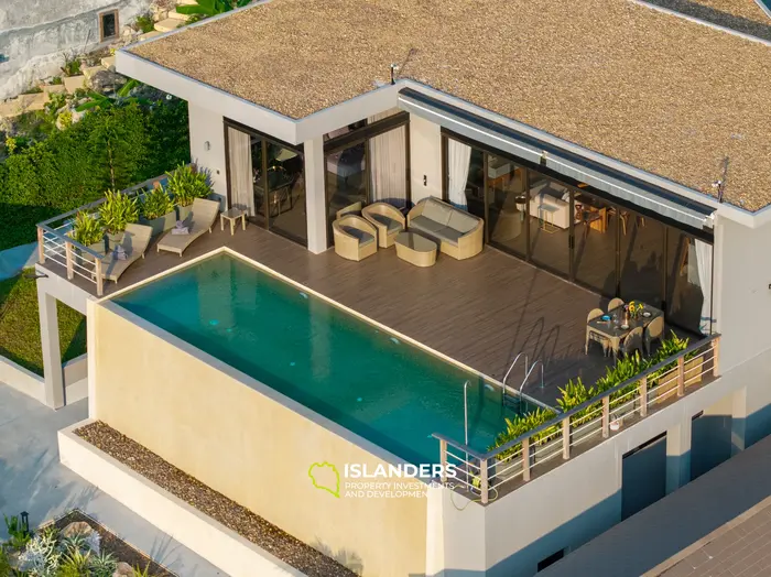 Luxury 2BD Villa with Stunning Sea Views in Koh Phangan (C1)
