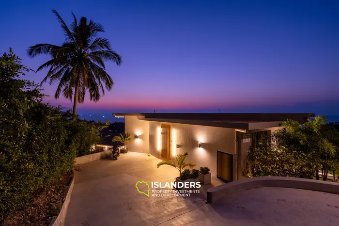 Luxury 2BD Villa with Stunning Sea Views in Koh Phangan (C1)