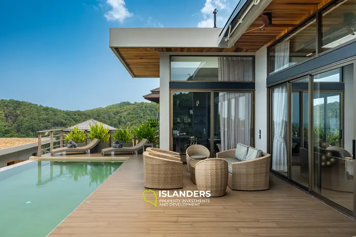 Luxury 2BD Villa with Stunning Sea Views in Koh Phangan (C1)