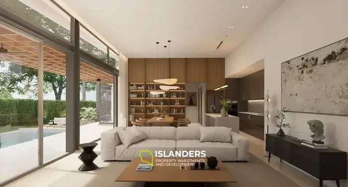 4-bdrm villa with saltwater pool and garden view (Bophut)