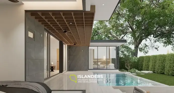 4-bdrm villa with saltwater pool and garden view (Bophut)