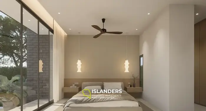 4-bdrm villa with saltwater pool and garden view (Bophut)