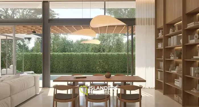 4-bdrm villa with saltwater pool and garden view (Bophut)