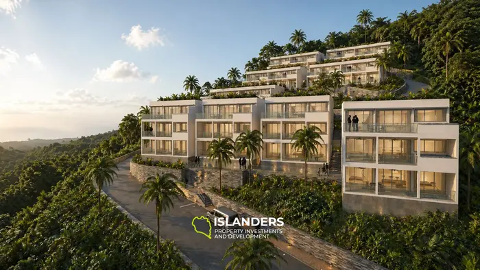 2-bdrm apartment with a pool, 5 minutes from the beach (Na Mueang)