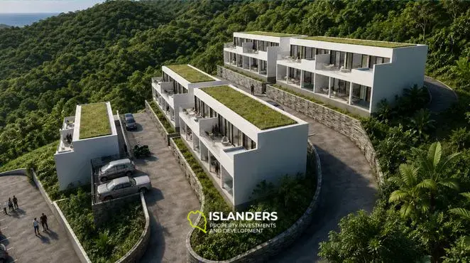 2-bdrm apartment with a pool, 5 minutes from the beach (Na Mueang)