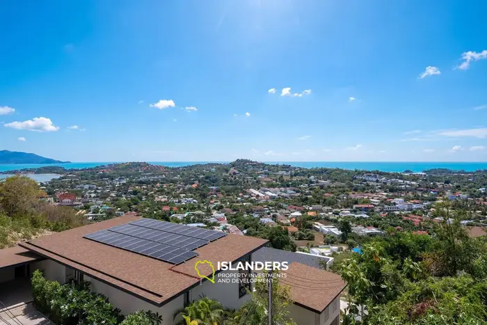 3-bdrm pool villa with panoramic views of both coasts (Bangrak)