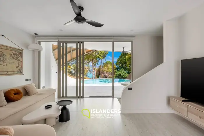 3-bdrm pool villa with panoramic views of both coasts (Bangrak)