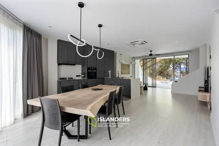 3-bdrm pool villa with panoramic views of both coasts (Bangrak)