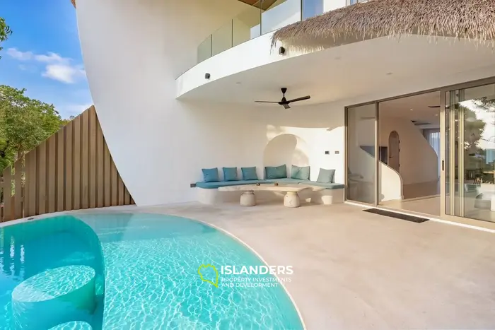 3-bdrm pool villa with panoramic views of both coasts (Bangrak)