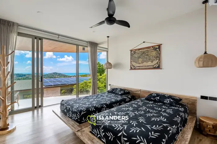 3-bdrm pool villa with panoramic views of both coasts (Bangrak)