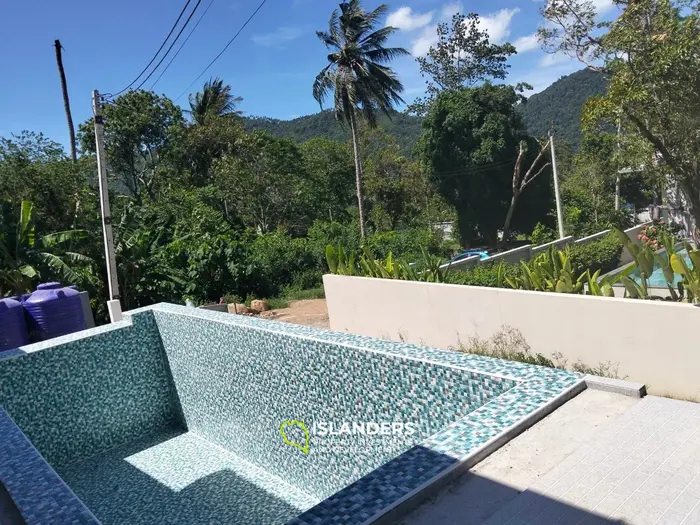 New 2-bdrm poo villa with mountain view (Lamai)