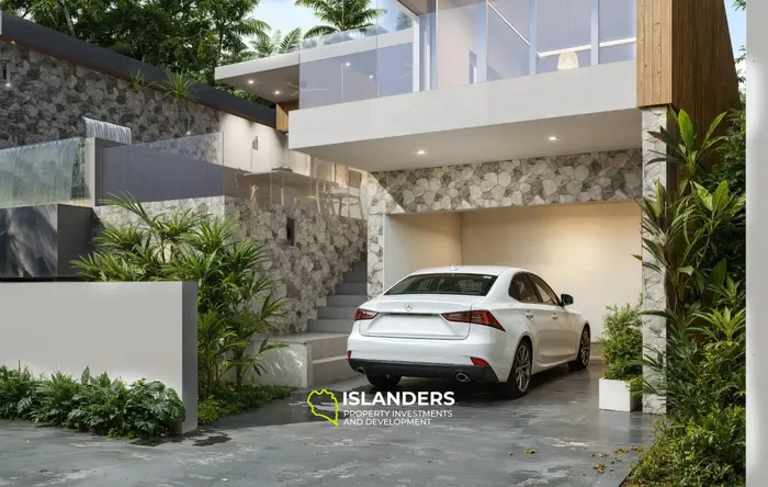 Three-bdrm pool villa with panoramic sea views (Lamai)