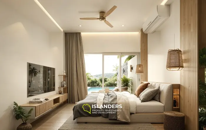 Three-bdrm pool villa with panoramic sea views (Lamai)