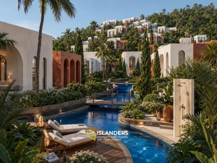 Cozy 1-bdrm villa with a lagoon pool, fully furnished (Chaweng)