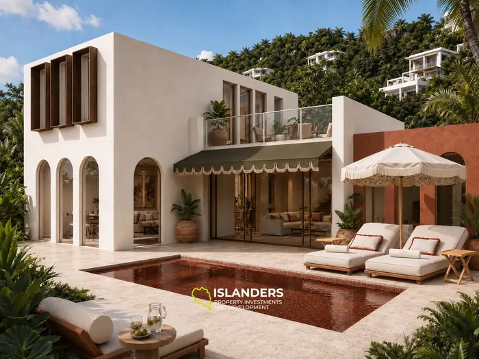 3-bdrm pool villa on a picturesque hill with panoramic views (Chaweng)