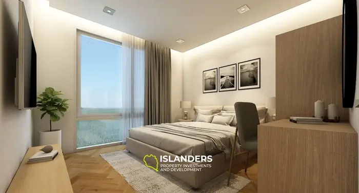 A modern studio apartment in a residential complex with well-developed infrastructure (Bophut)