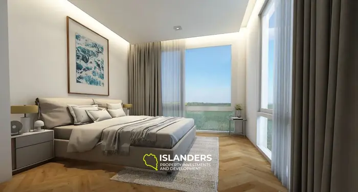 A modern studio apartment in a residential complex with well-developed infrastructure (Bophut)