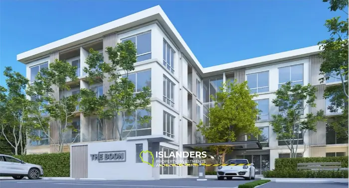 A modern studio apartment in a residential complex with well-developed infrastructure (Bophut)