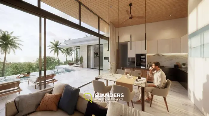 Spacious 3 bdrm open plan pool villa (Lamai)