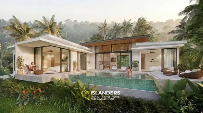 3 bdrm pool villa with sea view, minutes from the beach (Lamai)