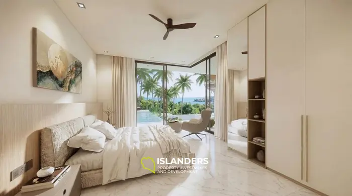 3 bdrm pool villa with sea view, minutes from the beach (Lamai)