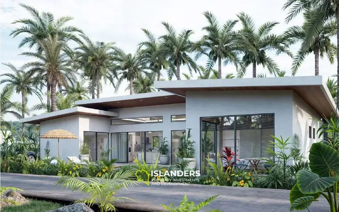 3-bdrm pool villa with convenient location (Maenam)