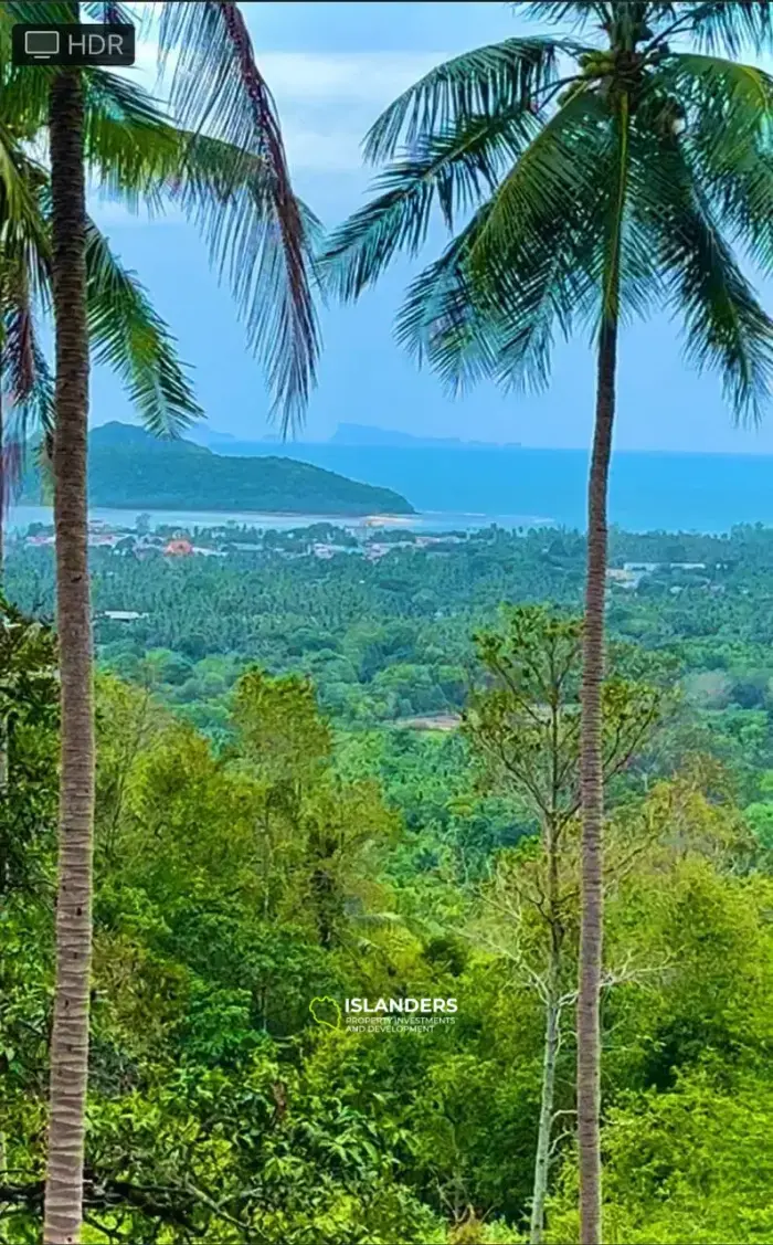 Stunning Sea View Land for Lease in Baan Tai, Koh Phangan (2 Rai)