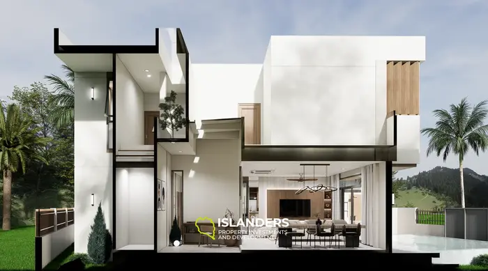 3-bdrm pool villa in a quiet green area (Maenam)