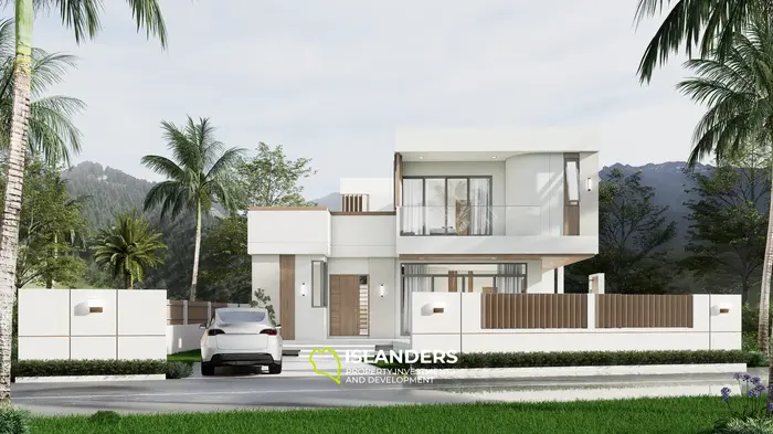 3-bdrm pool villa in a quiet green area (Maenam)